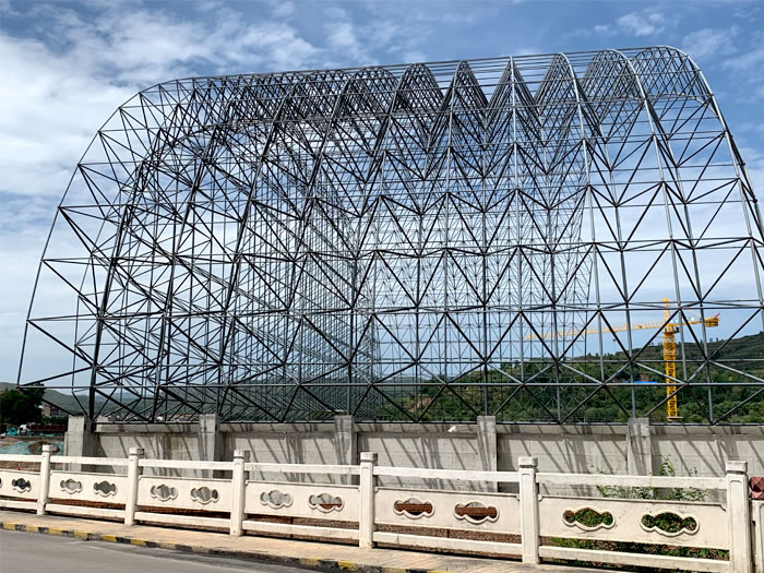 江苏山寨矿储煤棚网架